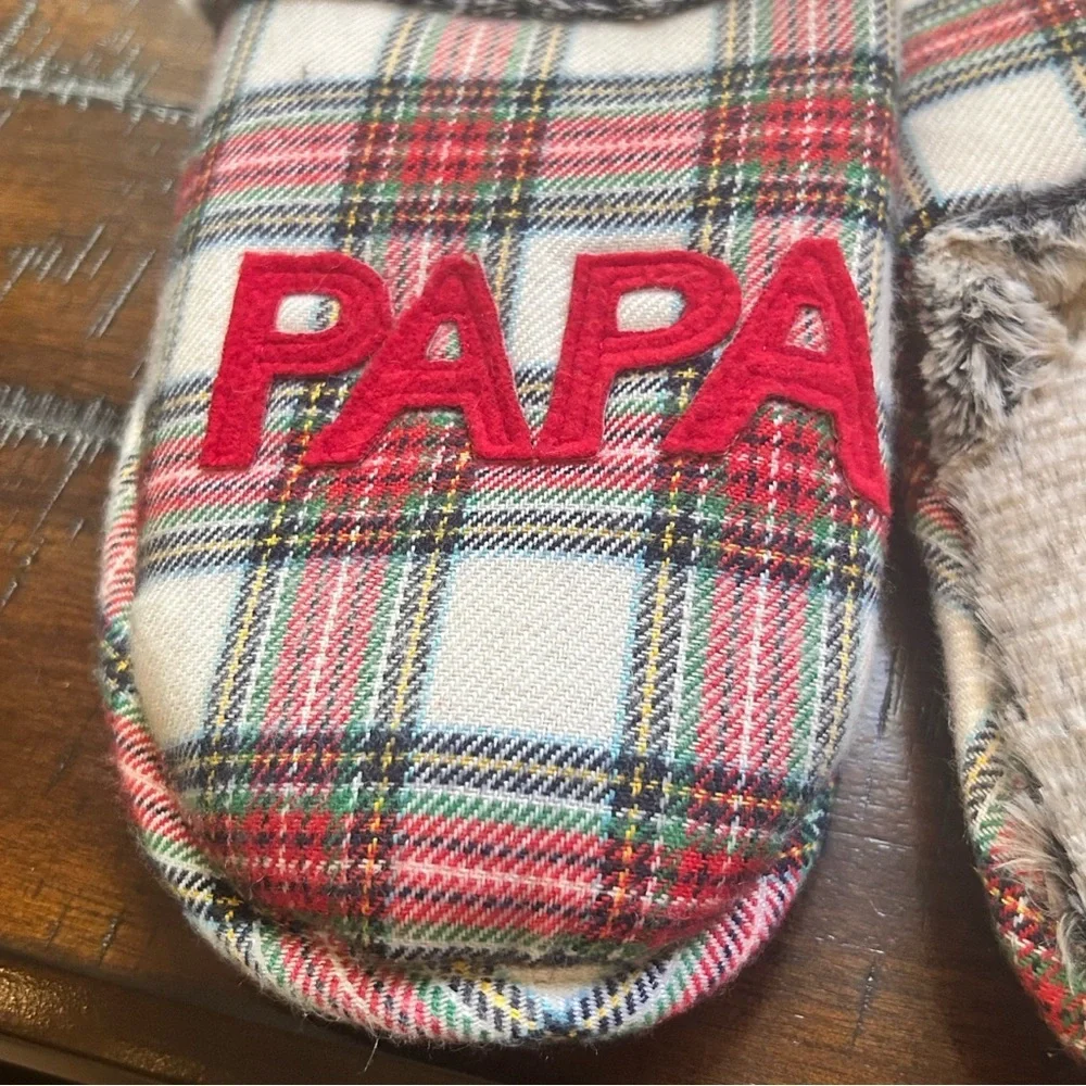 Wondershop Plaid Papa Elf Slippers